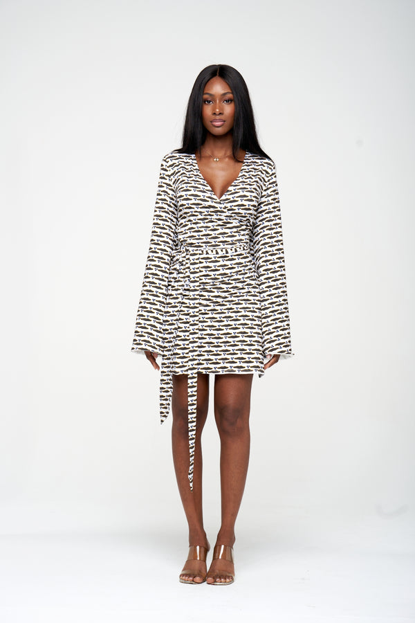 Robe kimono courte - Secret d'Ivoire